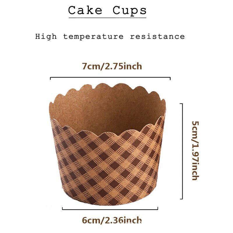 50Pcs/Pack Cupcake Paper Cups  - Event Suppliers avaliação e preço