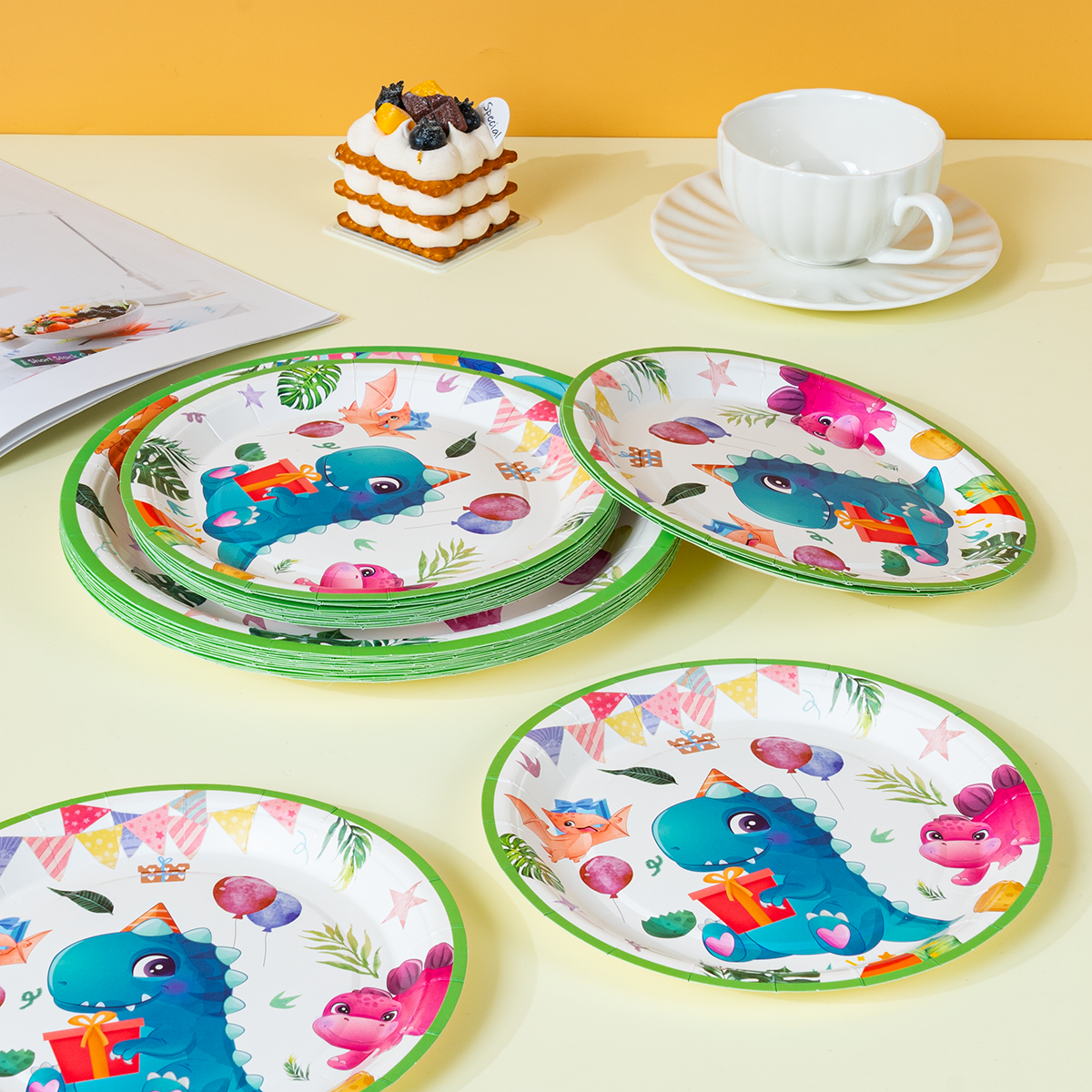 10/25/50Pcs Cute Party Dinosau - Event Supplies avaliação e preço
