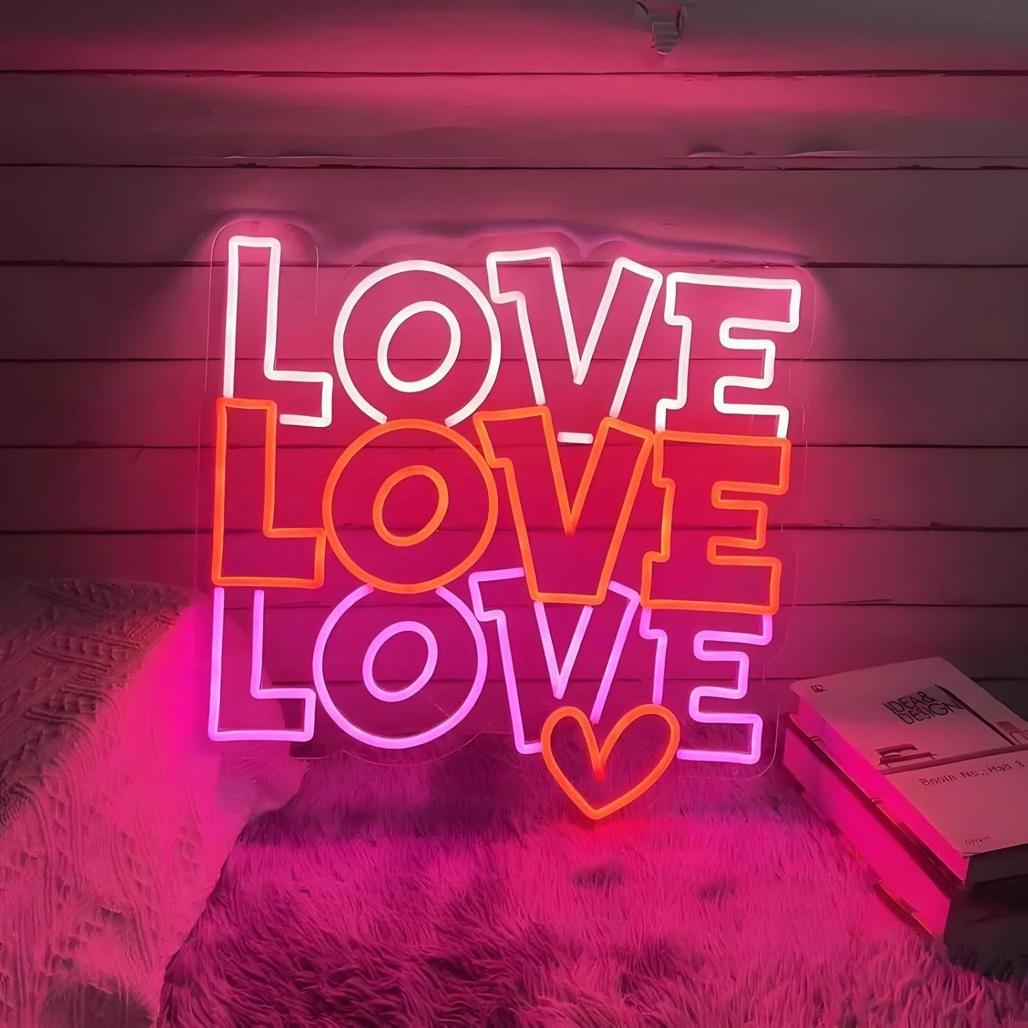 Love Neon Sign USB Dimmable LE - Neon Sign Party avaliação e preço