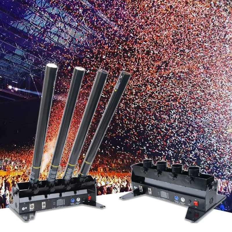 4-Tube Electric Confetti Blast - Confetti Cannon Tube avaliação e preço