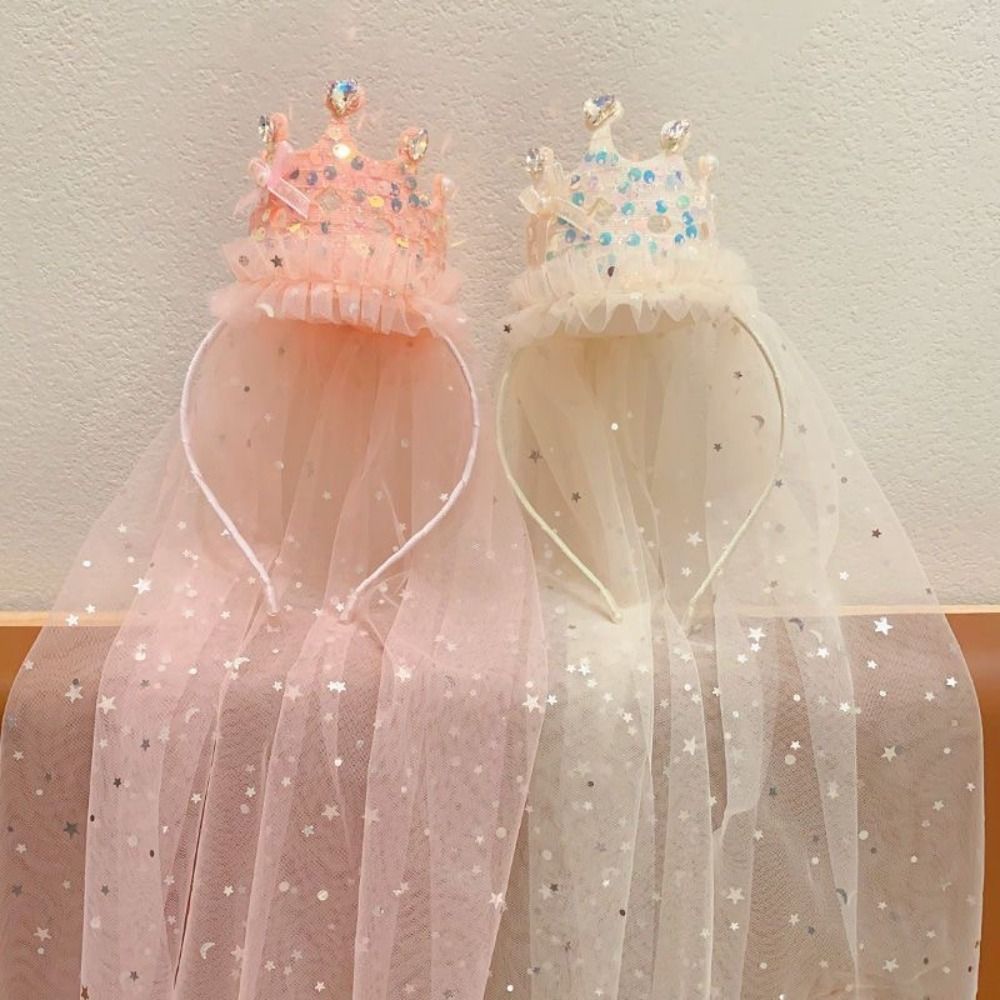 Sparkly Princess Crown Veil He - Glitter Tablecloth avaliação e preço