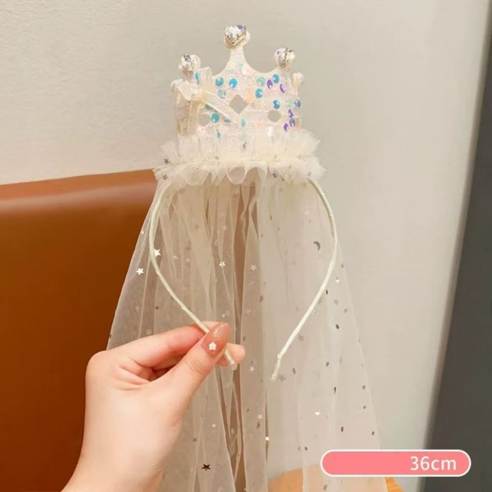 Sparkly Princess Crown Veil He - Glitter Tablecloth avaliação e preço