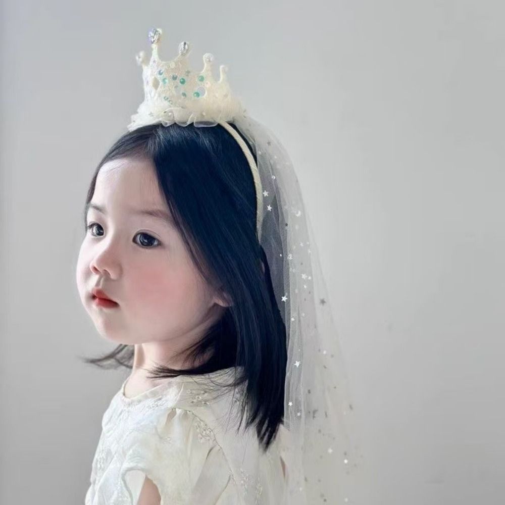 Sparkly Princess Crown Veil He - Glitter Tablecloth avaliação e preço