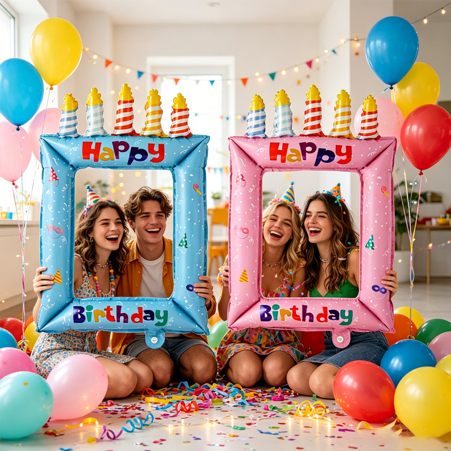 28-inch Princess Theme Balloon - Photo Booth Frame avaliação e preço
