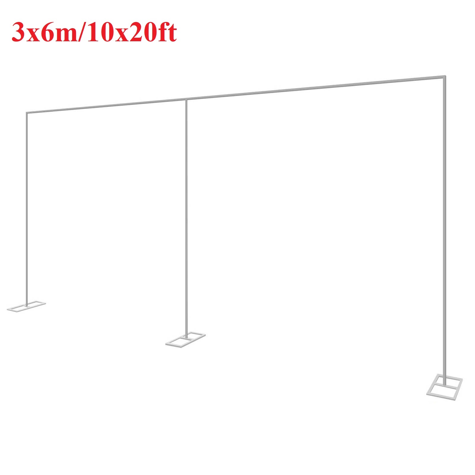 3x6m/10x20ft Metal Wedding Arc - Balloon Arch Kit avaliação e preço