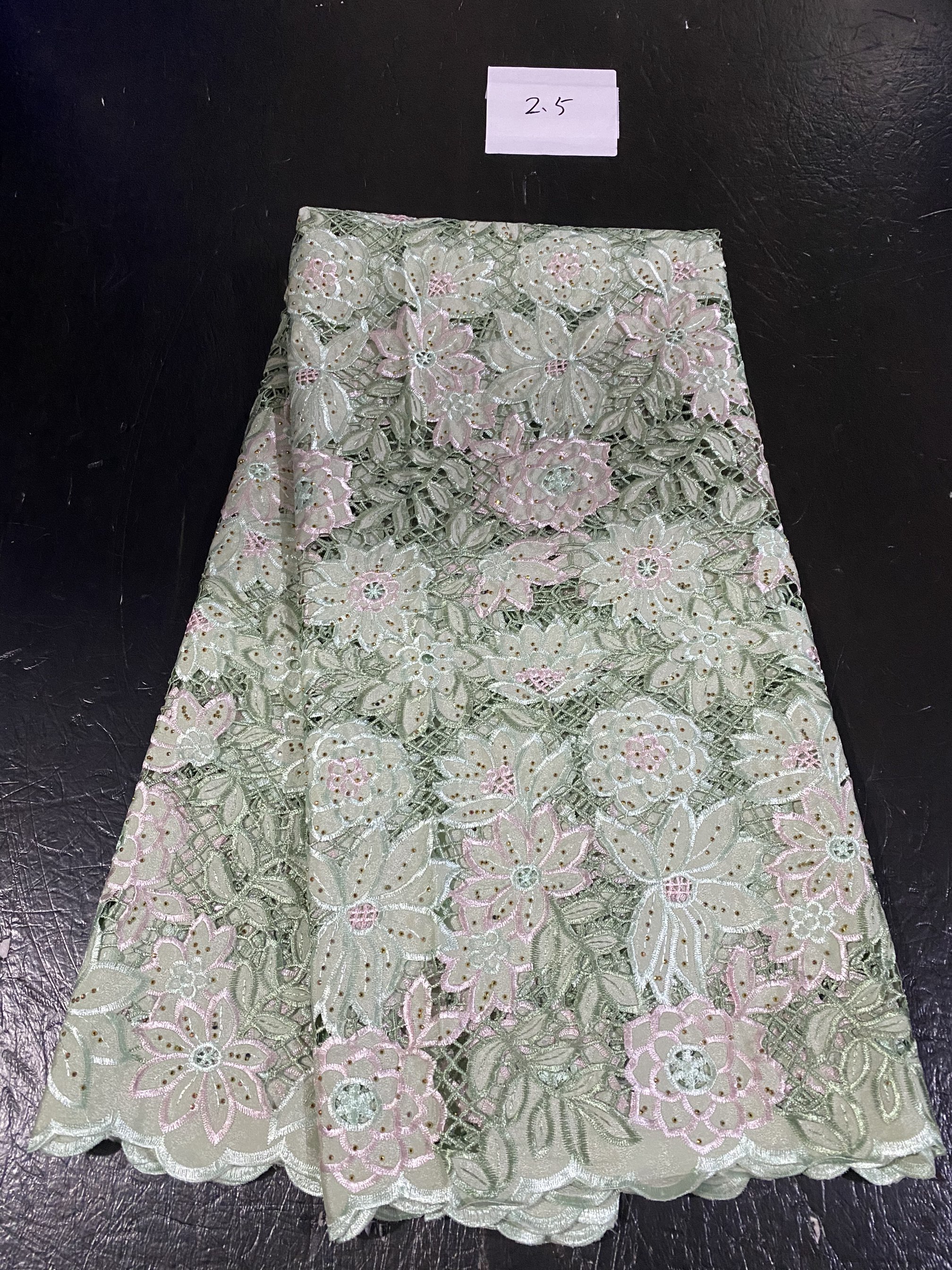 New Nigerian Tulle Lace Africa - Glitter Tablecloth avaliação e preço