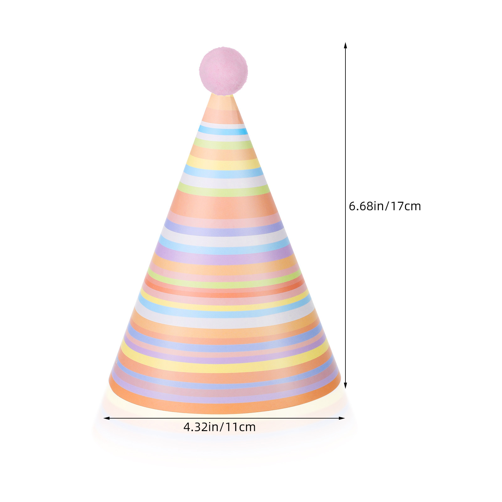 16Pcs Colorful Birthday Party  - Party Hat Cone avaliação e preço
