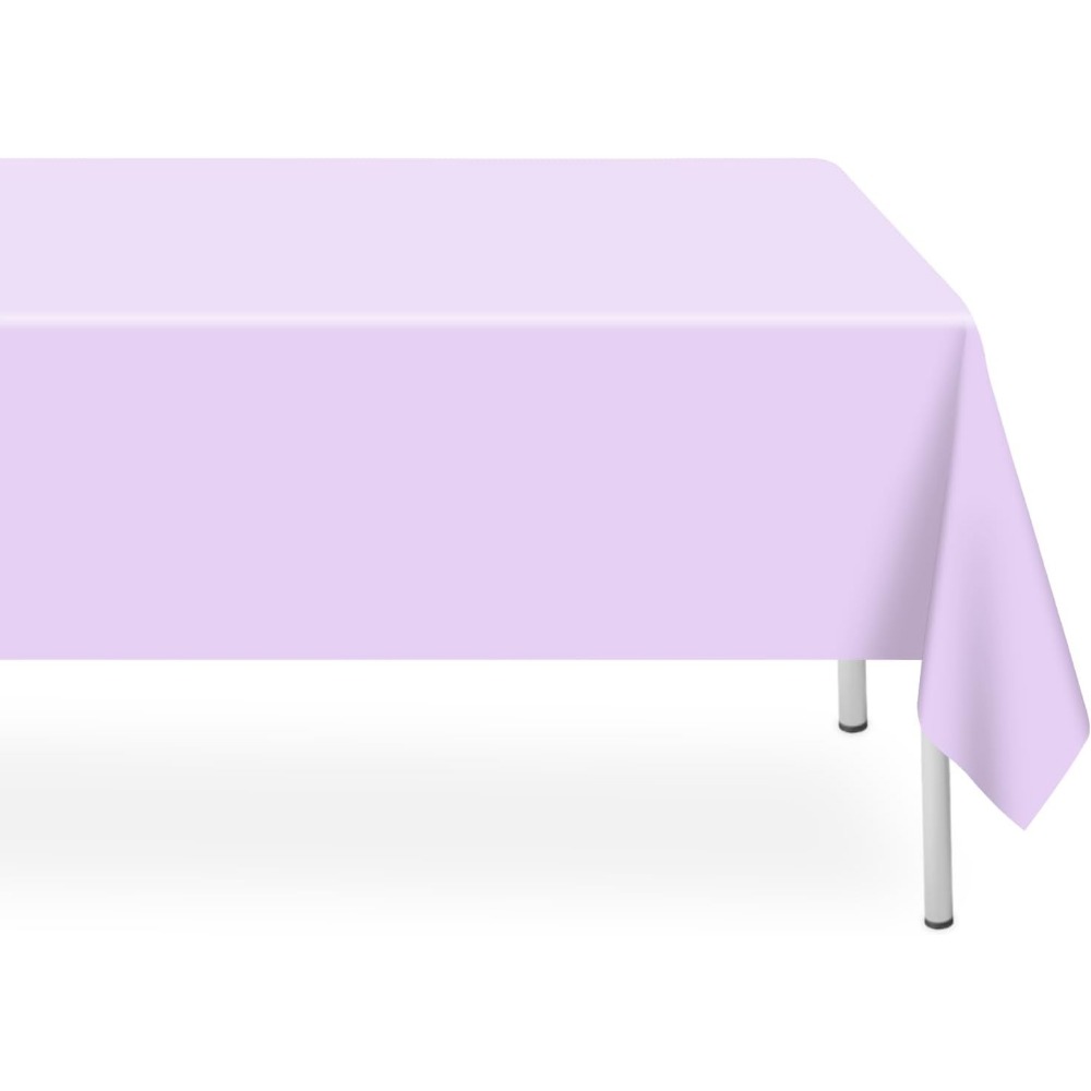 Light Purple Disposable Tablec - Table Cloth Disposable avaliação e preço
