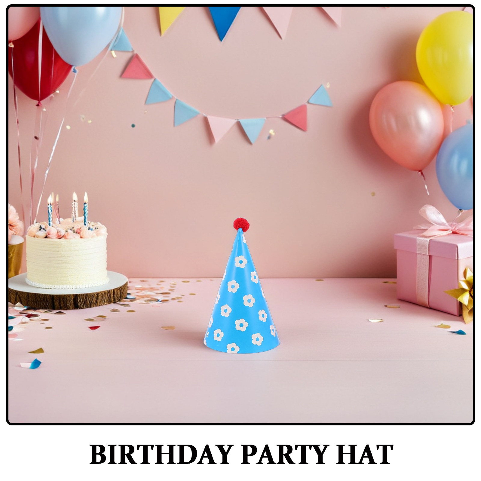 12Pcs Paper Birthday Hats Cone - Party Hat Cone avaliação e preço