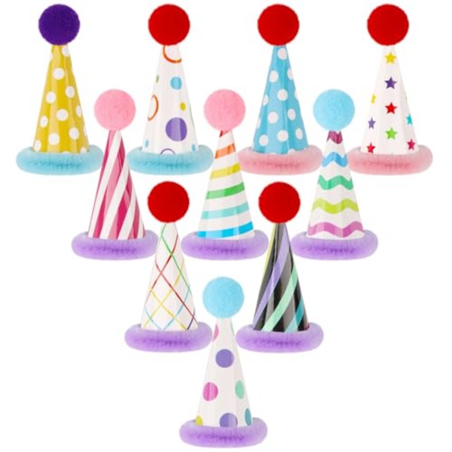 Mini Party Hats for Stuffed An - Party Hat Cone avaliação e preço