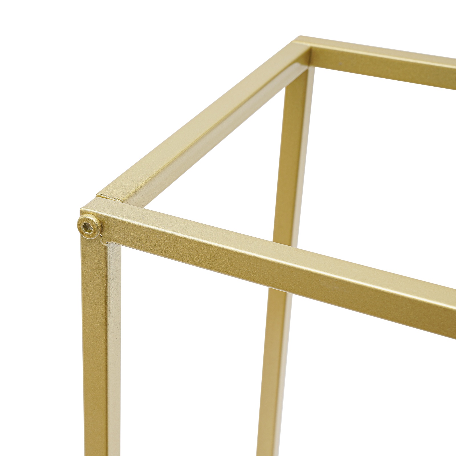Gold Metal Square Floral Frame - Photo Booth Frame avaliação e preço